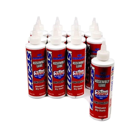 Lucas Oil 10153 8 oz Synthetic Assembly LubricantCase of 12, 12PK LUC10153-12